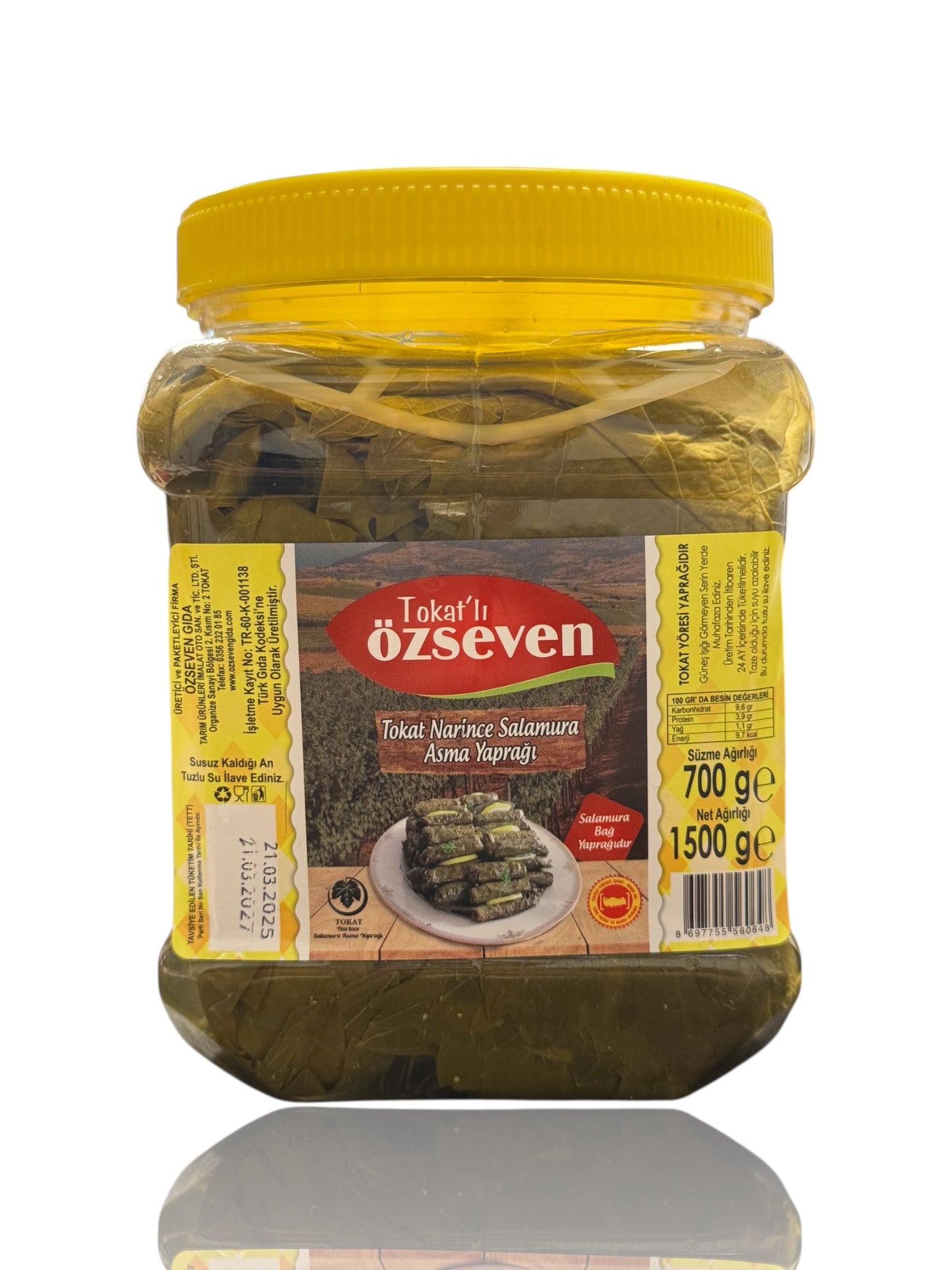 Tokat Salamura Bağ Yaprağı 1,5Kg