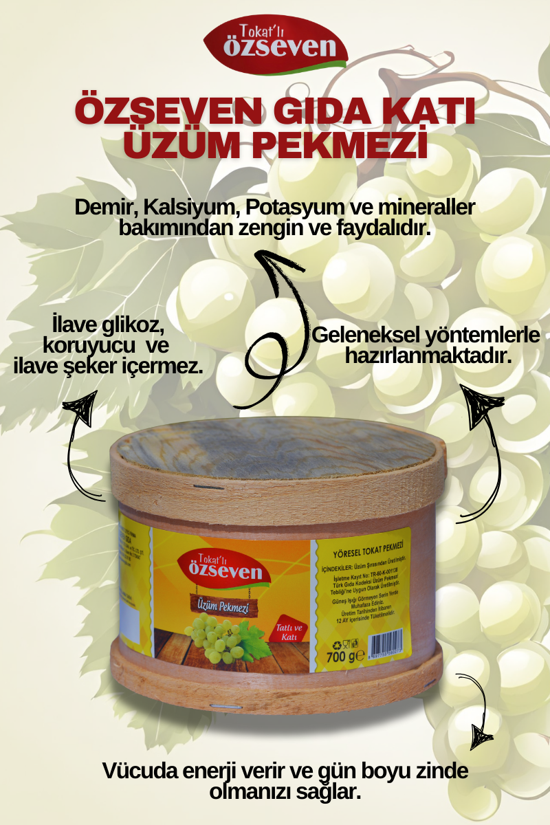 Katı Üzüm Pekmezi 700Gr